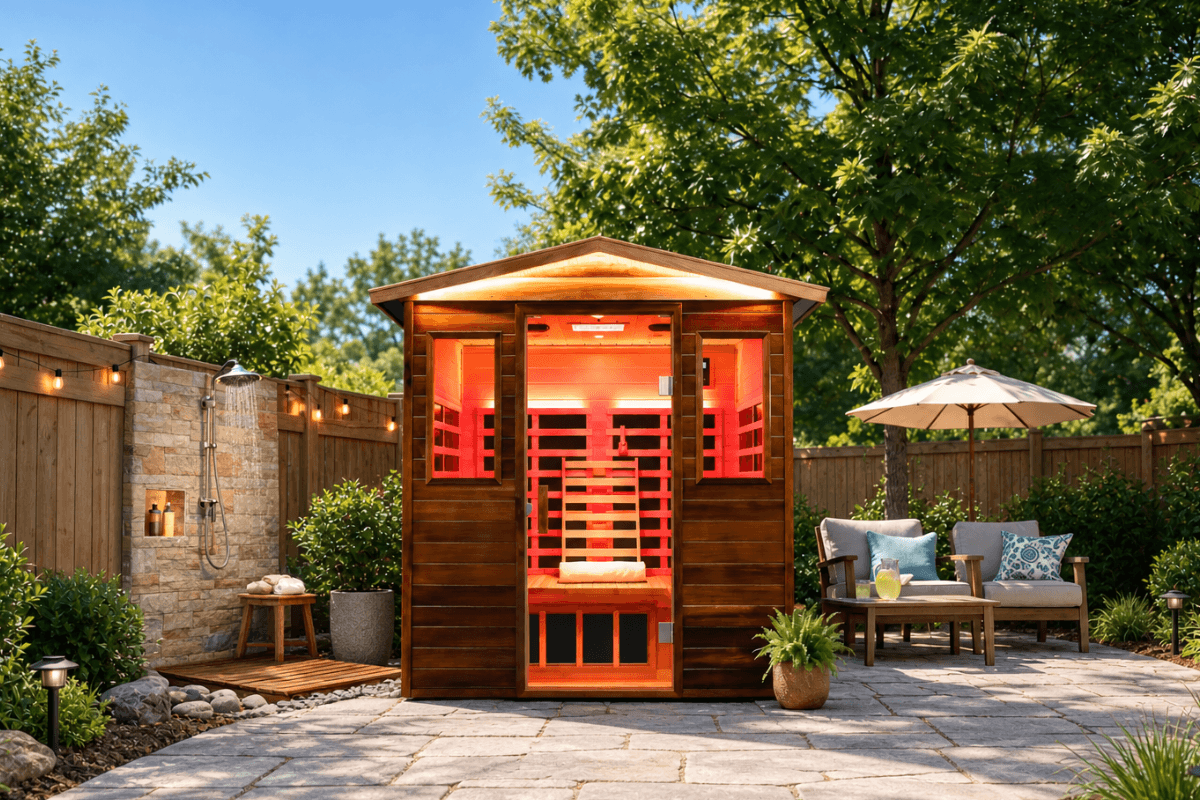 Outdoor Infrared Sauna Year-Round: What Makes One Last