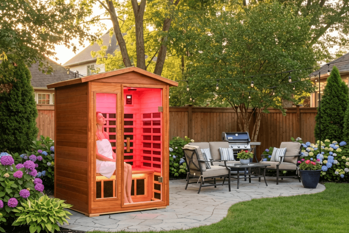 Best Outdoor Infrared Sauna for Backyard in 2026