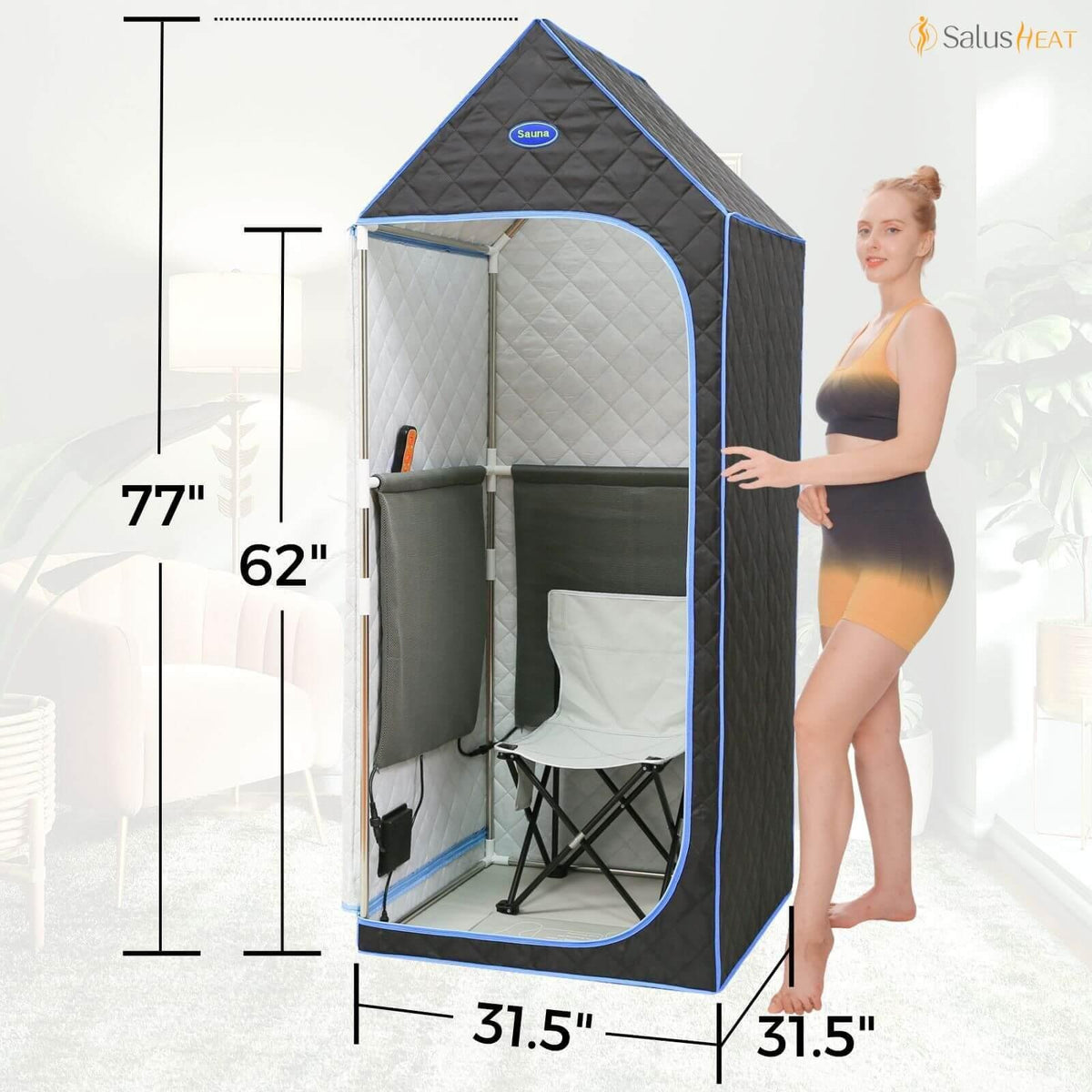 infrared sauna tents Airy-602VFP Ultra-high Portable Far Infrared Sauna Tent