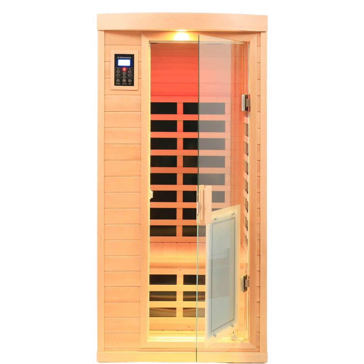 Maxwell-901BH 1 Person Low EMF Infrared Sauna – SalusHEAT Saunas
