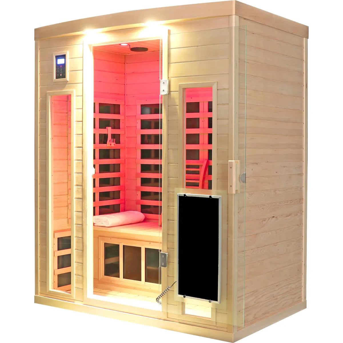 Maxwell-903BH 3 Person Low EMF Far Infrared Sauna – SalusHEAT