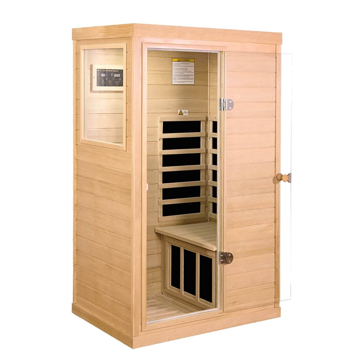 Purity-909MH 1 Person Side Door Infrared Sauna – SalusHEAT Saunas