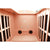 Mix-901BLH 1 Person Ceramic & Carbon Infrared Sauna in Hemlock | End of Winter Sale | High-temp