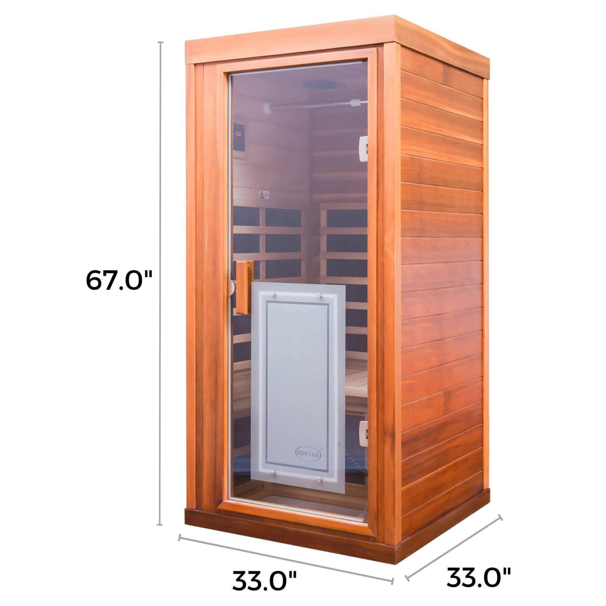 Sold Out | Sublime-906MR 1-Person Infrared Sauna in Red Cedar | Nature ...