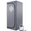 SalusHeat Airy-602S Full Size Portable Steam Sauna Tent Gray
