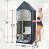 SalusHeat Airy-602VFP Ultra-high Portable Infrared Sauna Tent