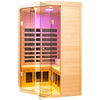 SalusHeat Ample-907SH Corner 2 Person Low EMF Infrared Sauna