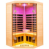 SalusHeat Ample-907SH Corner 2 Person Low EMF Infrared Sauna