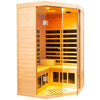 SalusHeat Ample-907SH Corner 2 Person Low EMF Infrared Sauna