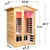 Garner-902VS 2 Person Outdoor Infrared Sauna | New Upgraded