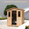 SalusHeat Garner-904VS 4 Person Outdoor Infrared Sauna