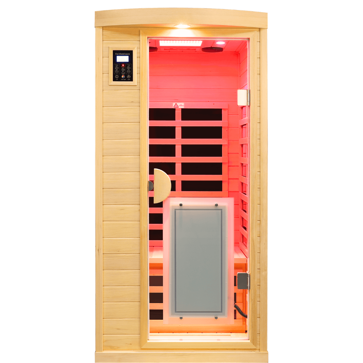 Maxwell-901BH 1 Person Low EMF Infrared Sauna – SalusHEAT Saunas