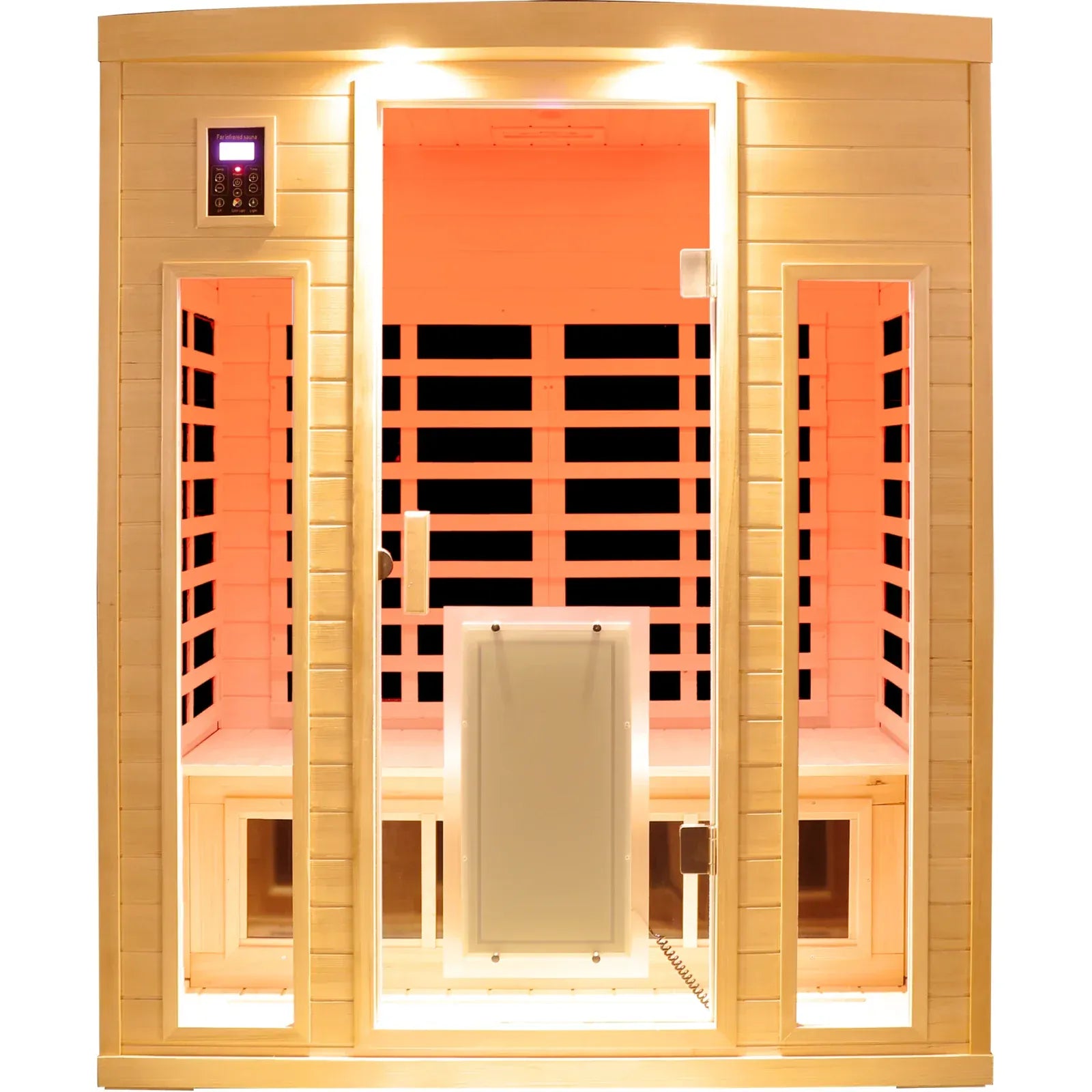 Maxwell-903BH 3 Person Low EMF Far Infrared Sauna – SalusHEAT