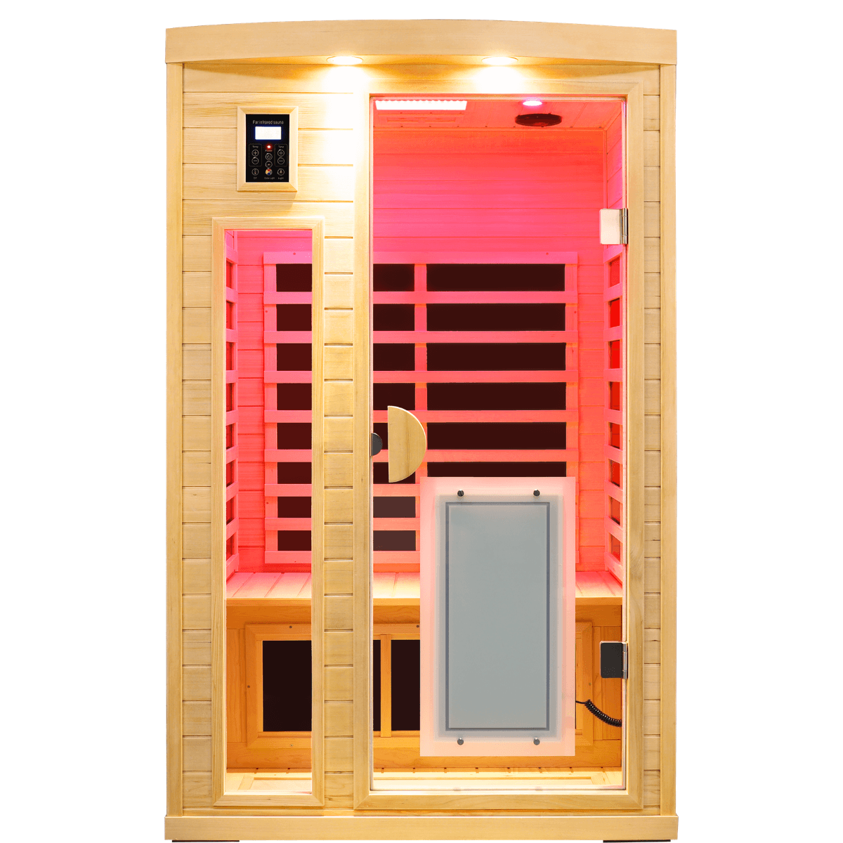 Maxwell-902BH 2 Person Low EMF Infrared Sauna – SalusHEAT Saunas