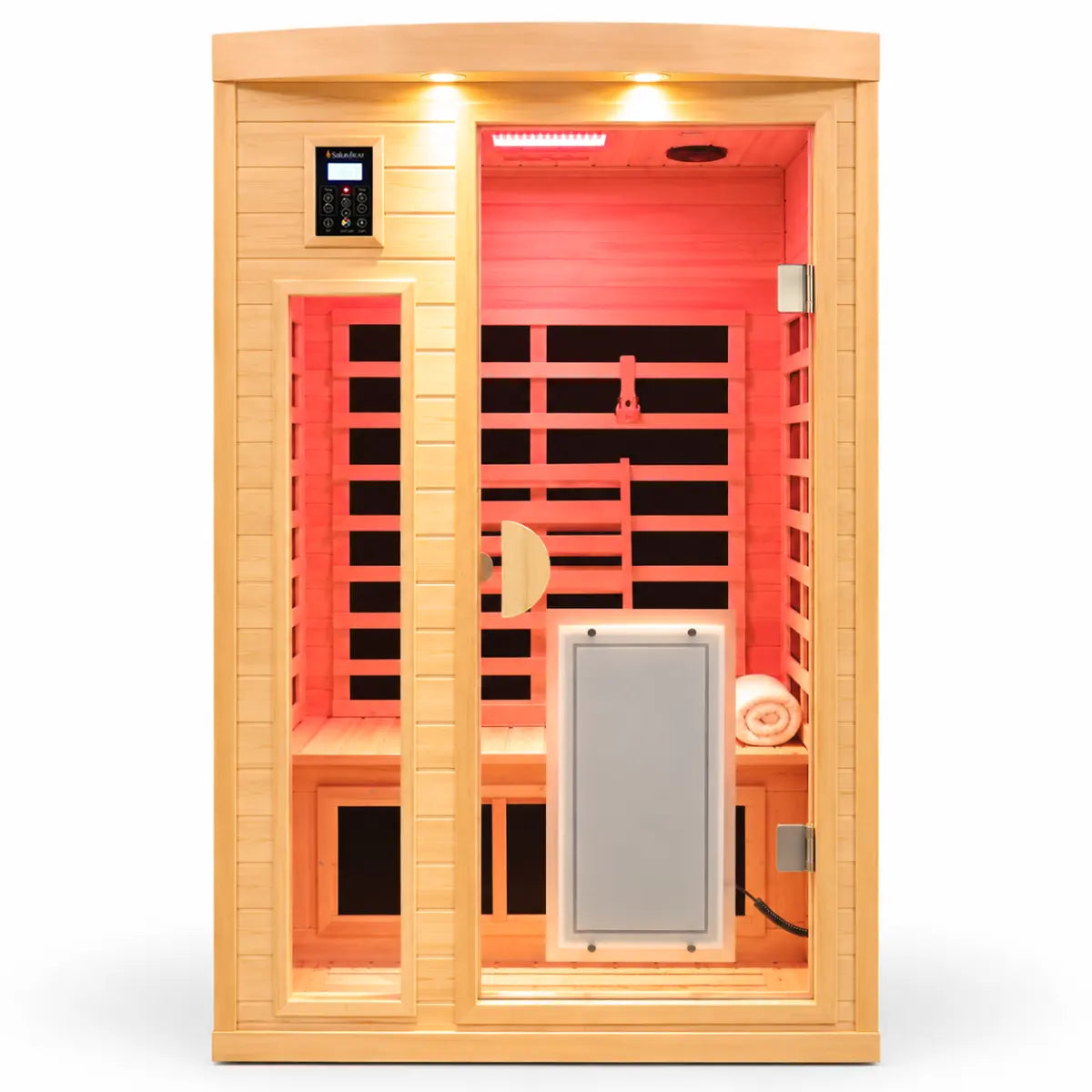 Maxwell-902BH 2 Person Low EMF Infrared Sauna – SalusHEAT Saunas