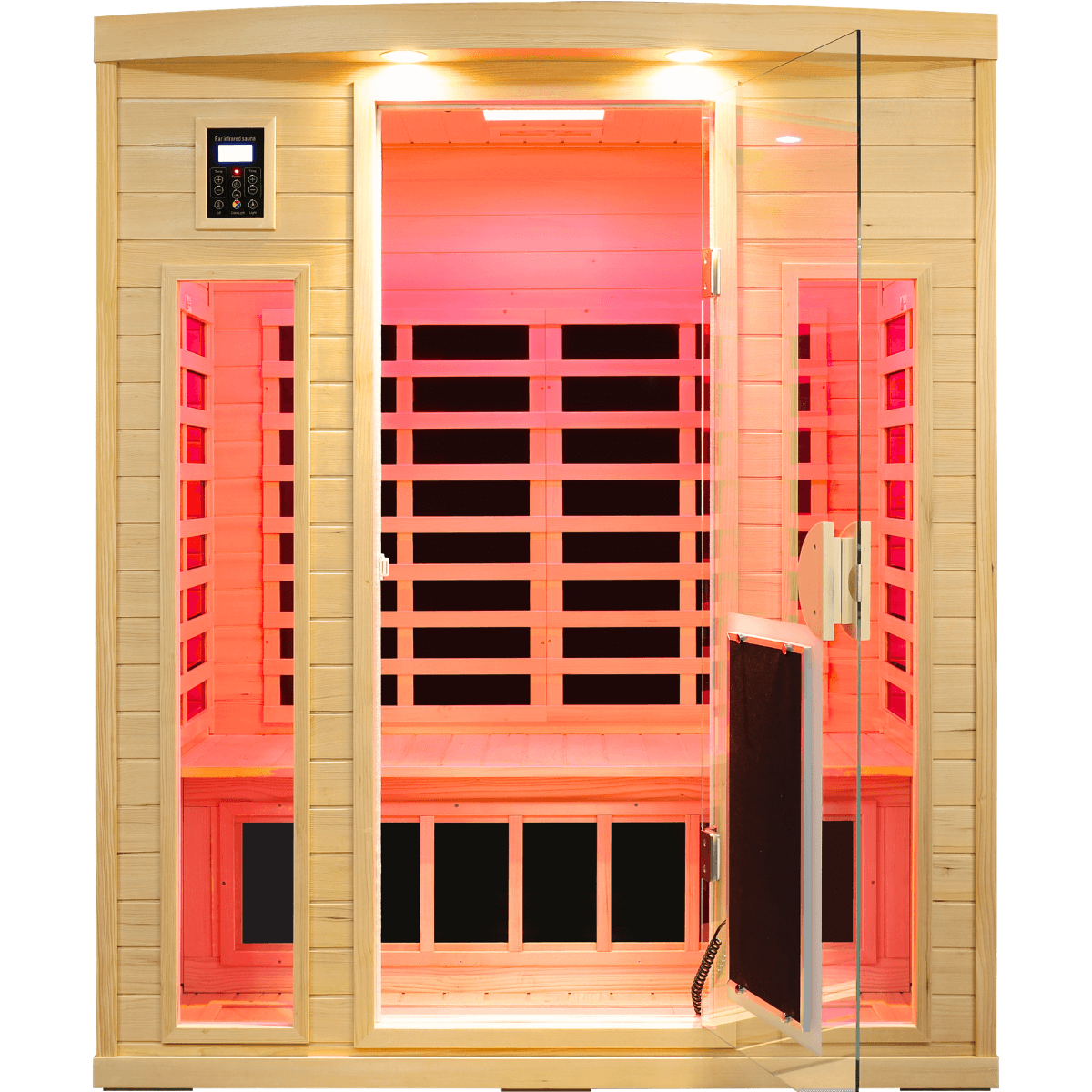 Maxwell-903BH 3 Person Low EMF Far Infrared Sauna – SalusHEAT