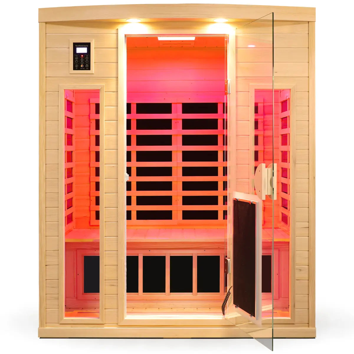 Maxwell-903BH 3 Person Low EMF Far Infrared Sauna – SalusHEAT