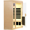 SalusHeat Maxwell-907BH Corner 2 Person Low EMF Infrared Sauna