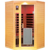 SalusHeat Maxwell-907BH Corner 2 Person Low EMF Infrared Sauna Maxwell Ultra-Low EMF Heaters