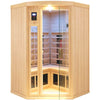 SalusHeat Mix-907BHD 2 Person Corner Far & Near Infrared Sauna Standard (907BHD)