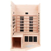 SalusHeat Mix-907BLH 2 Person Corner High Temp Infrared Sauna