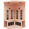 SalusHeat Mix-907BLH 2 Person Corner High Temp Infrared Sauna