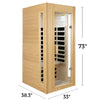 SalusHeat Purity-901GHC 1 Person Infrared Sauna