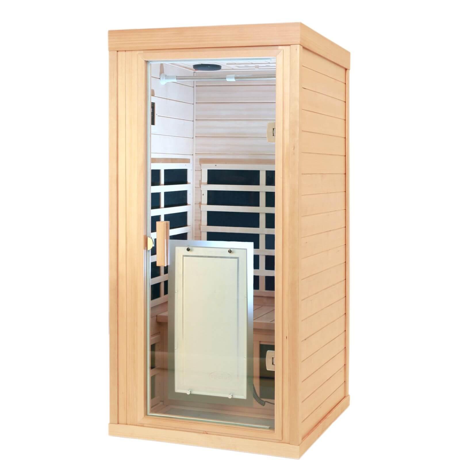 Purity-906MH 1 Person Infrared Sauna – SalusHEAT Saunas Direct