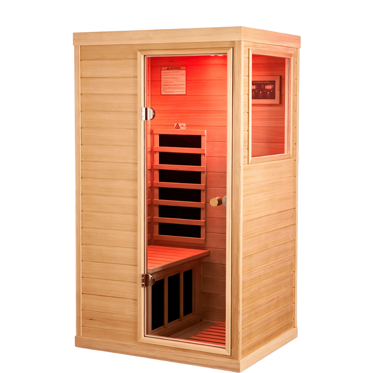 Purity-909MH 1 Person Side Door Infrared Sauna – SalusHEAT Saunas