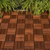 SalusHeat Solid Wood Interlocking Flooring Tiles (Set of 10)