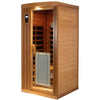 SalusHeat Sublime-901BR 1 Person Infrared Sauna in Red Cedar