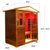 SalusHeat Versa-903VR/T 3 Person Outdoor Full Spectrum Infrared Sauna Reclining