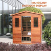SalusHeat Versa-903VR/T 3 Person Outdoor Full Spectrum Infrared Sauna Reclining