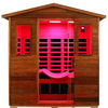 SalusHeat Versa-903VR/T 3 Person Outdoor Full Spectrum Infrared Sauna Reclining Mahogany