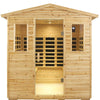 SalusHeat Versa-904VSP 4 Person Plus-size Outdoor Full Spectrum Infrared Sauna