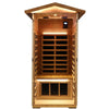 SalusHeat Wearwell-901VR 1 Person Outdoor Low EMF Infrared Sauna in Red Cedar