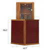 SalusHeat Wearwell-901VT 1 Person Outdoor Low EMF Infrared Sauna in Mahogany