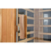 SalusHeat Wearwell-901VT 1 Person Outdoor Low EMF Infrared Sauna in Mahogany