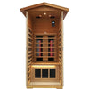SalusHeat Wearwell-901VT 1 Person Outdoor Low EMF Infrared Sauna in Mahogany
