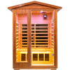 SalusHeat Wearwell-902VT 2 Person Outdoor Low EMF Infrared Sauna in Mahogany