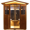 SalusHeat Wearwell-904VR 4 Person Outdoor Low EMF Infrared Sauna in Red Cedar Without Logo