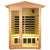 Sold Out | Garner-902VB 2 Person Outdoor Infrared Sauna in Basswood | Hypoallergenic