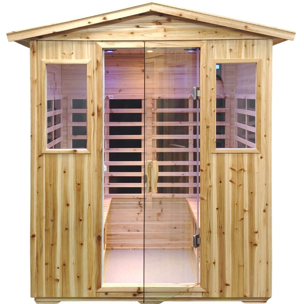 2 Person Outdoor Infrared Sauna – Sun Home Saunas