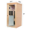 SalusHeat Purity-906MH 1 Person Infrared Sauna